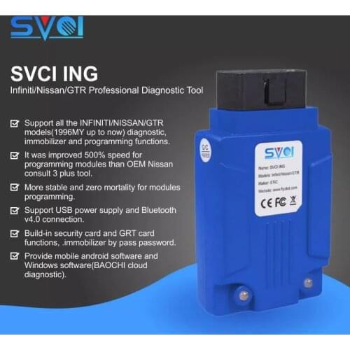 RIOOAK SVCI ING For Infiniti/Nissan/GTR Professional Diagnostic Support Programming Update Version of Nissan Consult-3 Plus