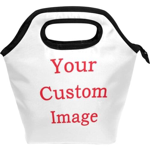 New Arrival Custom Lunch Bag Curved Handle Design Cooler Bag Large Capacity Portable Fresh Thermal insulation Storage Handbag