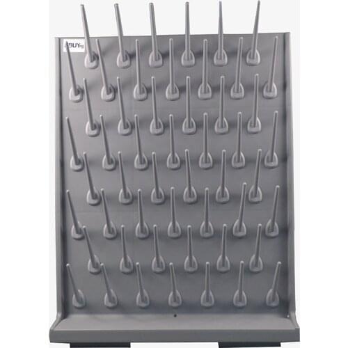 Lab Supply Desk Drying Rack 52Pegs New Arrival Wall Mount Science Clean Dry Rack