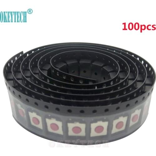 OkeyTech 100PCS/LOT 6.2*6.2*2.49 Touch Switch key For Peugeot for vw for bmw for Citroen Tactile Push Button Switch Car Key