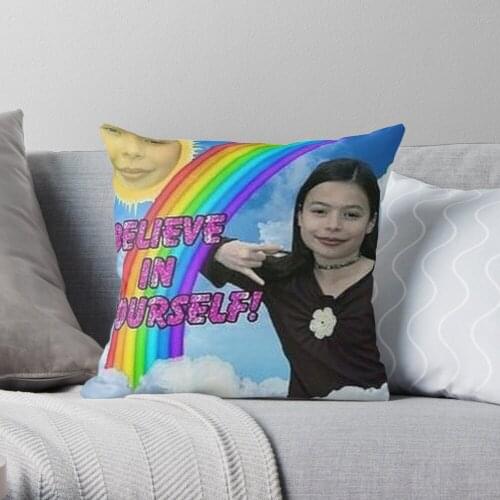 Believe in uself! Throw Pillow Cushion Cover Polyester throw pillows case on sofa home living room car seat decor 45x45cm