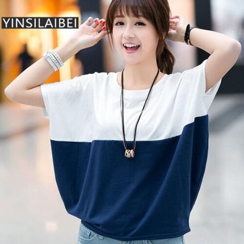 Женские хлопковые футболки YINSILAIBEI China At AliExpress