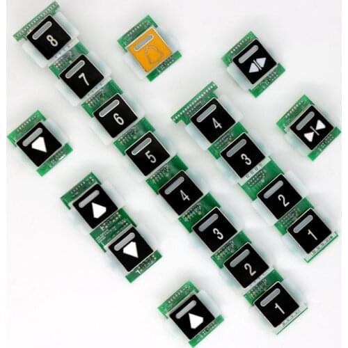 1pcs Elevator accessories KONE Elevator 3000 K-DELTA call button board single button word sheet AQ1H714