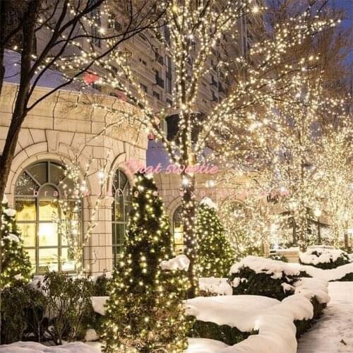 10m Fairy Led String Garland Home Decoration Led Christmas Lights Outdoor 2021 New Year Eve Party Decor Supplies 2020 Xmas