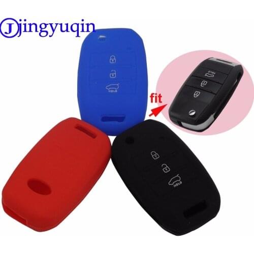 10pcs Car Silicone Flip Folding Key KIA rio Sportage 2015 ceed Sorento cerato K2 K3 K4 K5 flip key set jacket Cover case remote