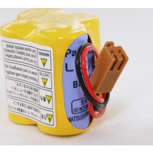 10PCS SALE NEW BR-2/3AGCT4A 6v battery PLC BR-2/3AGCT4A lithium-ion batteries with Brown belt hook plug free shipping