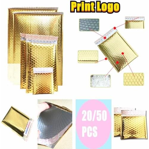 20/50pcs colorful lash bubble Bag Foam Envelope Foam Foil Office Packaging Envelope Moistureproof Vibration Bag 6 Specifications