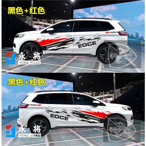 Car stickers FOR Ford Edge modified body personality sports decals Edge exterior decorative stickers