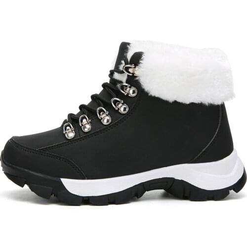 Winter Boots Women Warm Winter Snow Boots Ankle Booties Woman White Shoes for Women Platform Boots Gothic998