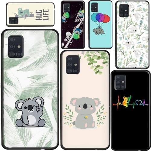Koala Kawaii Animal Cover For Samsung Galaxy A52 A42 A12 A51 A71 A41 A31 A21S A20e M31 A30 A50 A70 A40 Case