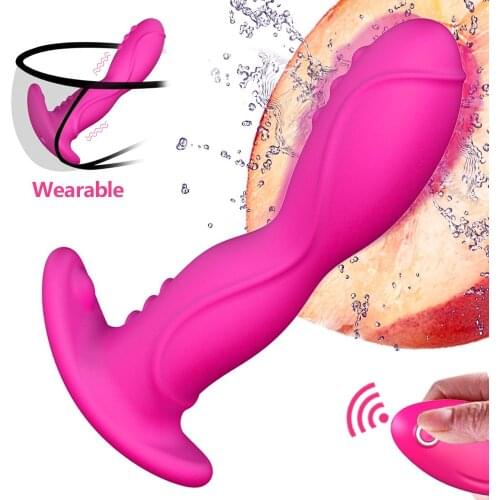 Butterfly Wearable Dildo Vibrator Remote Control Masturbator Adults Toy G-Spot Invisible Butterfly Sex Toys For Women Adults 18