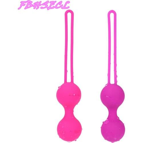 FBHSECL Kegel exercise trainers Kegel Ben Wa Ball Vaginal Tight Exercise Machine Sex Toys for Women Silicone Smart Ball