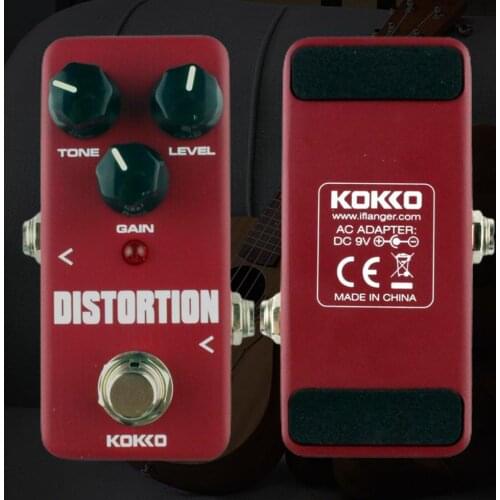 FDS-2 Effects Pedal Monoblock Classic Distortion Effect LED Indicator Analog Phase Guitar Effector for Guitarist