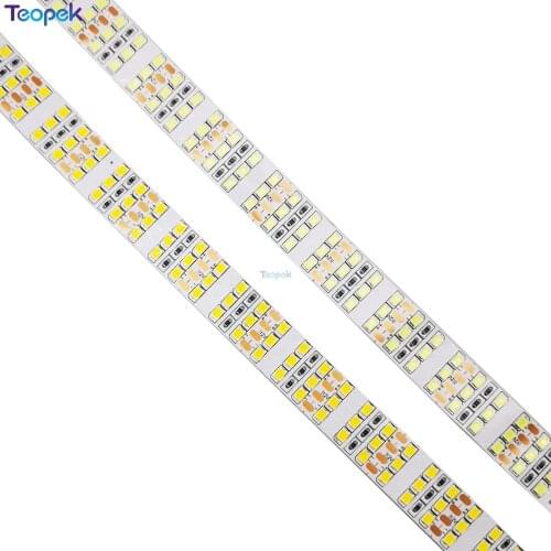 5M Tirple Row 2835 led strip 360 leds/M 1800 leds White /Warm white 16mm PCB Flexible Tape Rope Stripe LED Light 12V