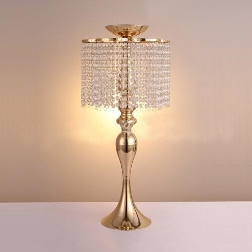 Crystal Table Centerpiece flower stand Wedding Chandelier,Party Decoration 68cm Tall