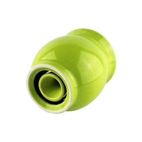 Moxibustion massage Ceramic Moxibustion Tank Massager Moxa Pot Massage Double Thickening Meridian Scraping The Brush