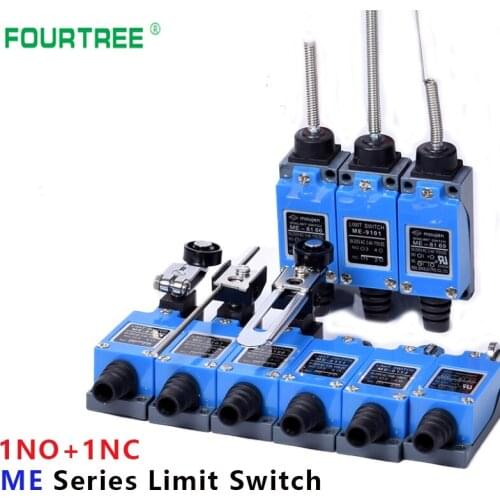 ME Series Limit Switch Rotary Adjustable Roller Lever Arm Waterproof Smooth Movement 8104 8107 8108 8111 8112 8122 8166 8169