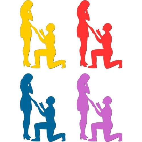 New Love man woman Wooden Die Scrapbooking C2888 Cutting Dies Multiple Sizes Compatible With Most Die Cutting Machines