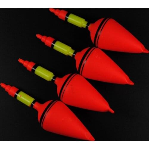 4pcs Big Belly 55g Buoyancy Plastic Bobber Float Saltwater Fresh Water Carp Catfish Fishing Floats
