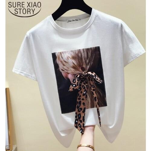 Casual Black Tee Shirt Femme Korea White T shirt Women Clothes O-Neck Summer 2021 Short Sleeve shirt Vintage T Shirt Tops 4862