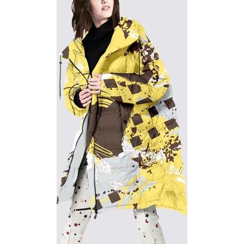 Fashion 90% White Duck Down Womens Winter Down Jackets Hooded Womens Coats Warm Female Jacket Women Parkas Casaco Zjt1512