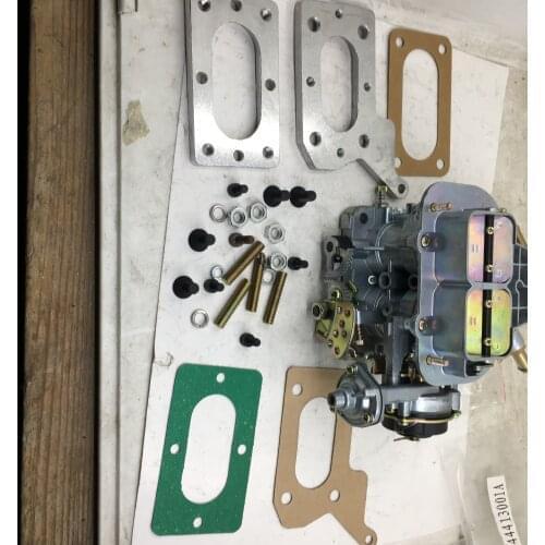 SherryBerg fajs EMPI Weber Carb carburetor 38 dges + Adapter for Chrysler Dodge Mitsubishi Mazda Hyundai Plymouth for 38/38 dgas