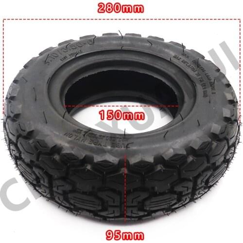 11 Inch Scooter Tire 4.10/3.50-6 For Snow/Cross country Electric Scooter Old Age Walker Warehouse Trolley