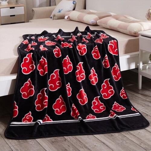 Japan Anime Soft Warm Coral Fleece Plush Throw Blanket Rug Piece Sofa Bed Knee Blankets 150x200/120x150cm Boys Girls