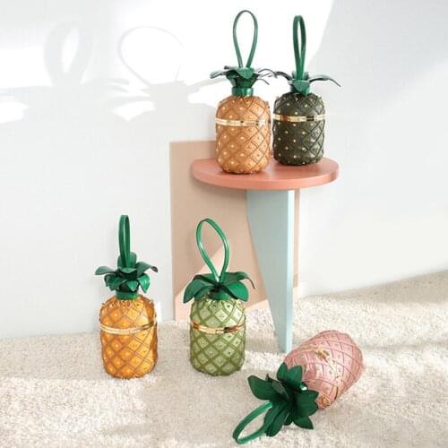 Pineapple Shape Womens Shoulder Bag PU Luxury Designer Handbag Personality Crossbody Bags Large Capacity Shopper Bags M181