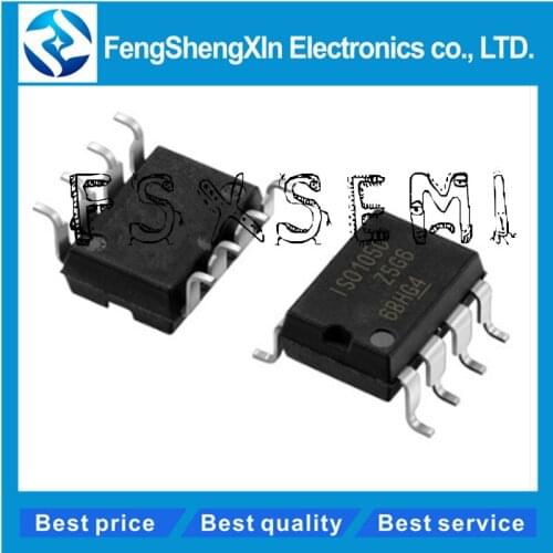 10pcs/lot ISO1050DUBR ISO1050DUB ISO1050 ISOLATED CAN TRANSCEIVER IC SOP-8