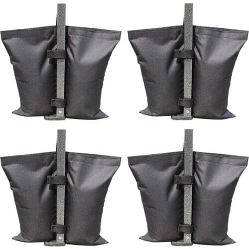 4pcs/set Industrial Grade Outdoor Rain Shed Weights Bag Camping Tent Sand Bag 1680D Heavy Duty Sandbag for Pop up Canopy Tent