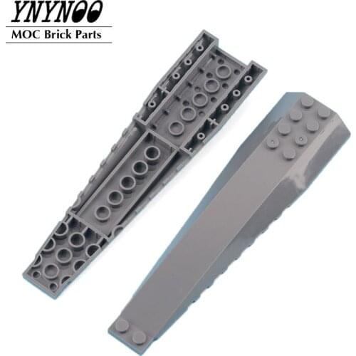 4Pcs/lot Bricks Wedged 45301Wedge Curved 16 x 4 Triple fit for MOC 89680 Building Blocks Bricks Parts DIY Toys for Children Gift