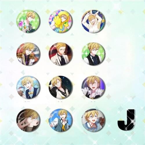 58MM IDOLiSH7 ROKUYA NAGI Handsome boys Icons Backpack StemmaDecoration Pin Brooch Badges Stemma Trinkets