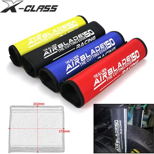 Motorcycle Shock Absorber Cover With Velcro Damping Protector Washable Guard Red Black Blue Accessories for Honda AIRBLADE 150