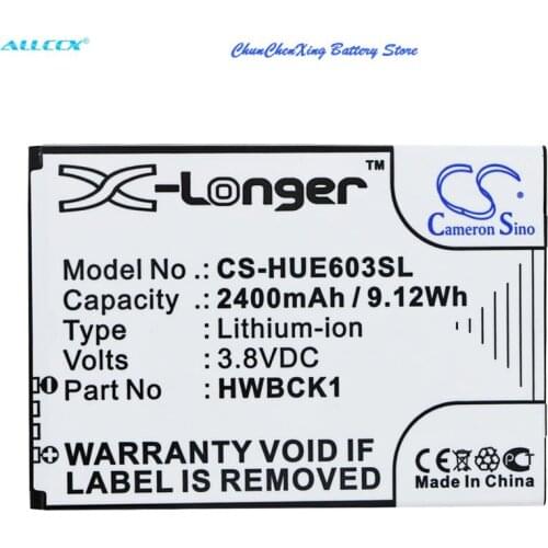 Cameron Sino 2400mAh Battery HWBCK1 for Huawei 601HW,603HW
