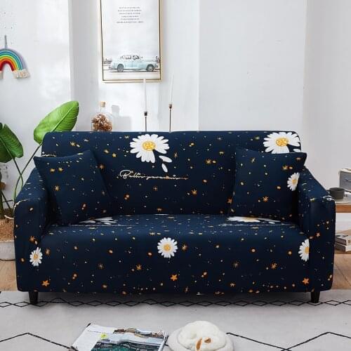 Floral Printed Slipcovers Stretch Plaid Sofa Covers for Living Room Elastic Couch Chair Cover Sofa Towel Home Decor 1/2/3/4-seat