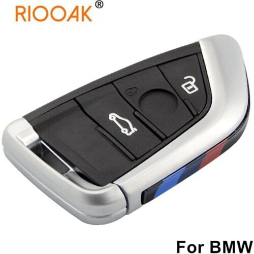 3 Buttons Smart Car Key Case Cover Car Key Shell for BMW 1 2 3 4 5 6 7 F Series X1 X5 X6 X5M X6M X1 X3 F Chassis CAS4+ FEM