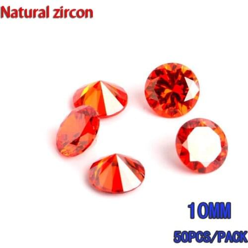 10mm 50pcs zircon Super flash High imitation circular Pointed bottom Rhinestones DIY jewelry and Watch decoration