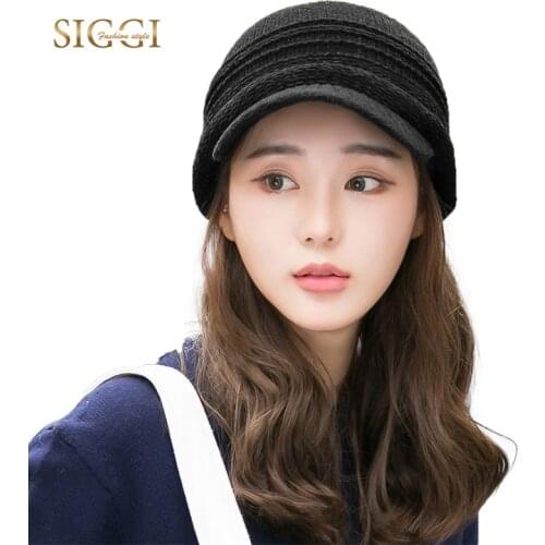 FANCET Women Winter Peaked Knitted Skullies Beanies Warm Solid Soft Fleece Brim Bonnet Gorros Casual 2019 Cap Hat 89265