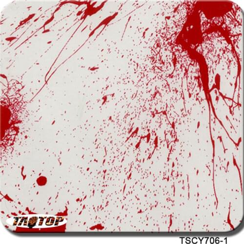 ITAATOP TSCY706-1 0.5m*2m red black transparent pva hydrographic water transfer printing film water transfer
