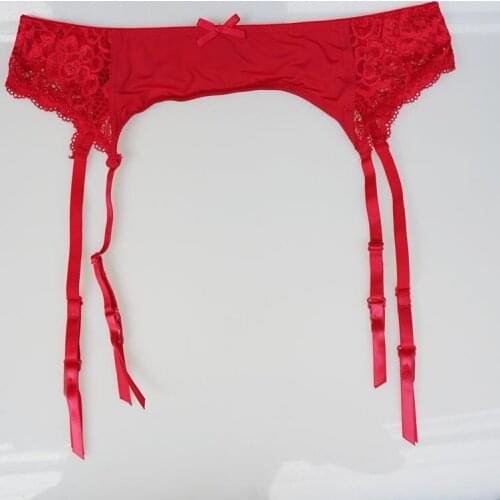 Lace Garters Women/Female/Lady Sexy Garter Belts for stockings New Bow Decoration Suspender Belt Sexy Lingerie Underwears GA1122