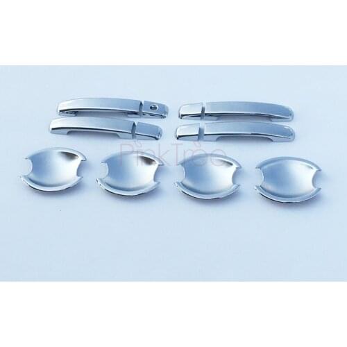 Door Handle Cover And Bowl Trims Decoration For Nissan Qashqai 2007 2008 2009 2010 2011 2012 2013 Car Styling Accessories