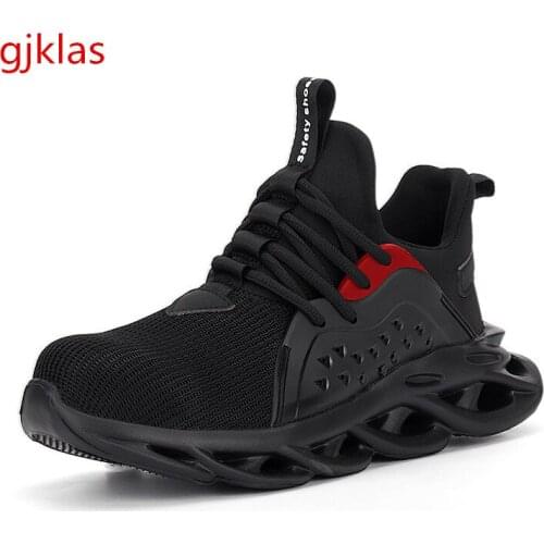Lightweight Safety Working Shoes Man Sneakers Construction Breathable Anti Piercing Comfort Indestructible Shoes Male Work Boot