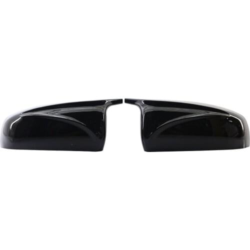 Left and Right Rear View Mirror Caps Cover Glossy Black Replacement for BM X5 E70 X6 E71 Car Exterior Parts Car Accessories