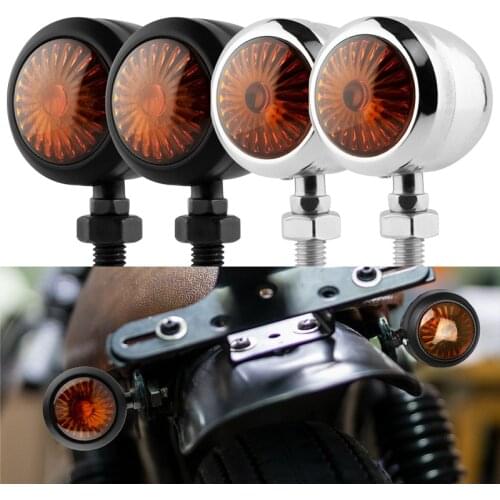 Bullet Motorcycle Turn Signals Indicator Light 12v Motorbike Blinker Lamp intermitentes moto for Honda for Suzuki for Yamaha