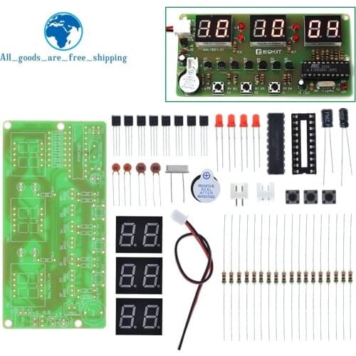 C51 Digital Electronic Clock Suite DIY Kits Six 6 Bits Electronic Parts and Components Electronic Production