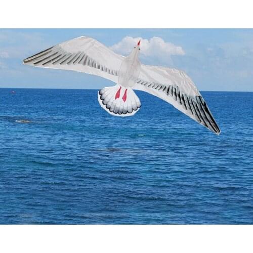 Single line fun painting figure bird toys jouet volante stunt weifang kite bamboo plate seagull kite flying toy kitesurf bar