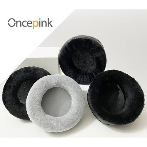Oncepink Replacement EarPads For Rapoo S100 S-100 Headphone Thicken Velvet Ear Cushion Repair Parts Earphones Accessories