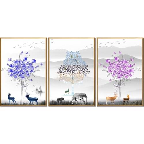 Factory wholesale (No Framed) Modern abstract landscape Canvas Print On Canvas Printing Wall Pictures 12YM-A-571