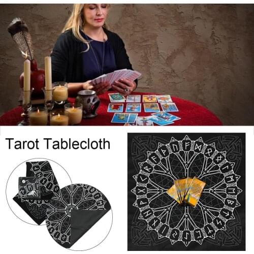 49*49CM Tarot Tablecloth High-grade Flannel Durable Textiles Tarot Table Cover Board Game Playing Cards Tablecloth